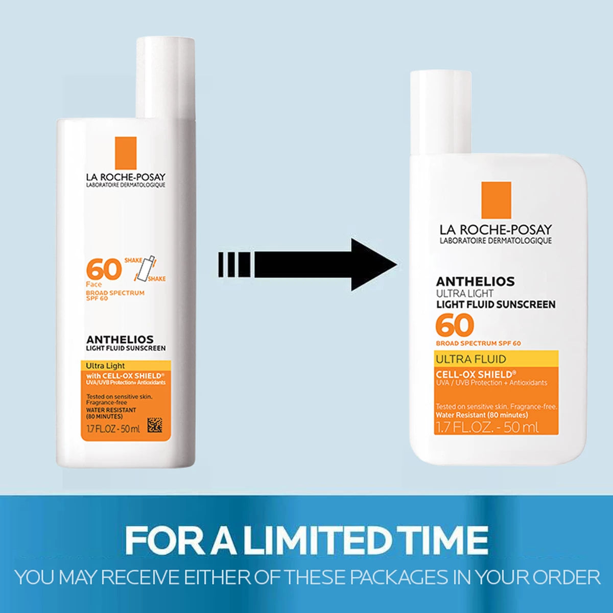 Anthelios Ultra Light Fluid Facial Sunscreen SPF 60